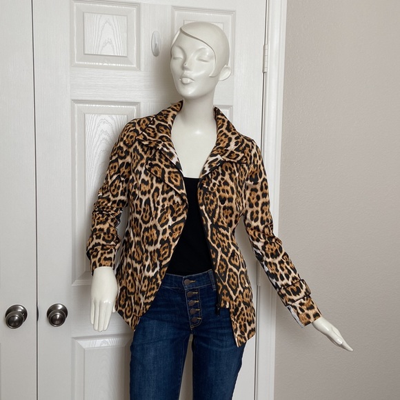Carlisle Leopard Print Jacket Size 0 - Picture 11 of 14